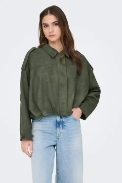 Chaqueta bomber efecto ante