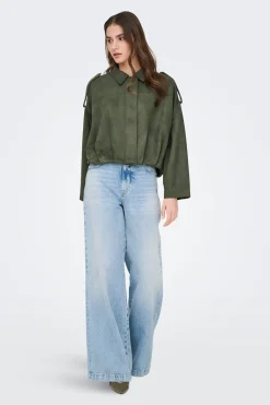 Chaqueta bomber efecto ante