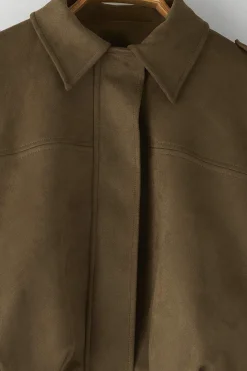 Chaqueta bomber efecto ante