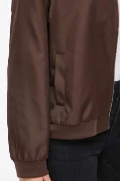 Chaqueta bomber satinada