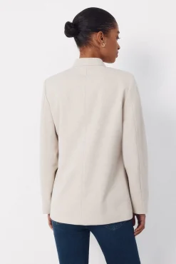 Chaqueta con cuello mao