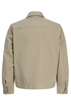 Chaqueta corta de tejido plano