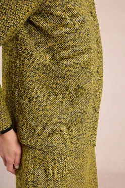 Chaqueta corta estampado discreto