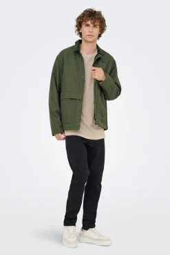 Chaqueta cuello pana