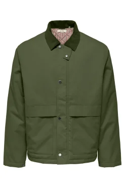 Chaqueta cuello pana