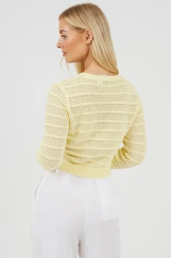 Chaqueta de punto troquelado