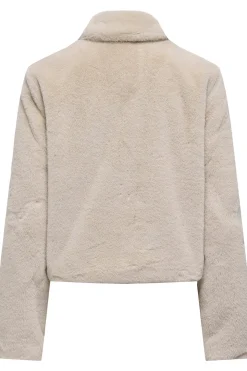 Chaqueta efecto pelo