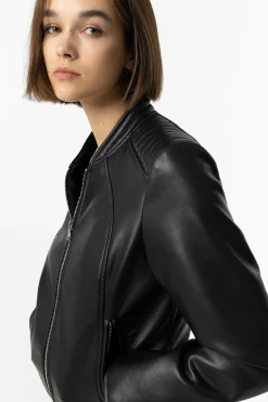 Chaqueta Efecto Piel