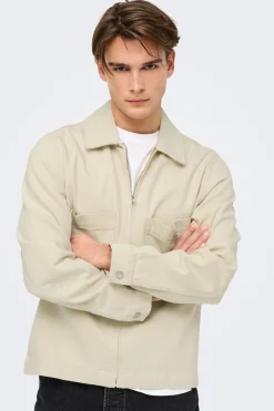 Chaqueta Harrington denim