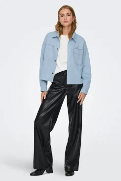 Chaqueta ligera antelina