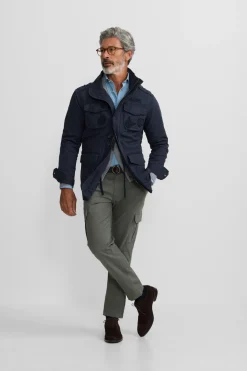 Chaqueta militar parches dye