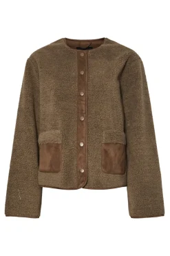 Chaqueta pana detalles ante