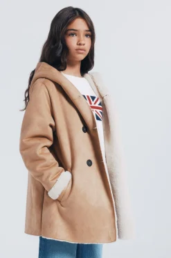 Chaqueta pa&ntilde;o cruzada ni&ntilde;a