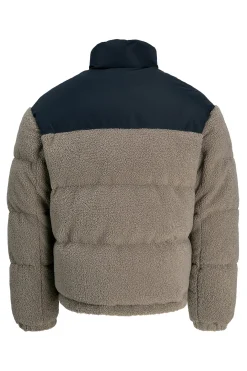 Chaqueta puffer teddy