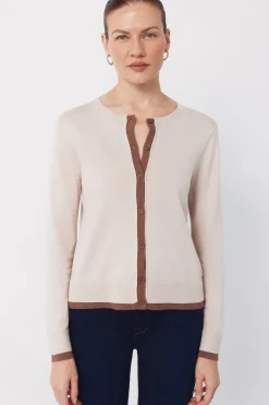 Chaqueta punto contraste