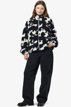 Chaqueta teddy cuadros