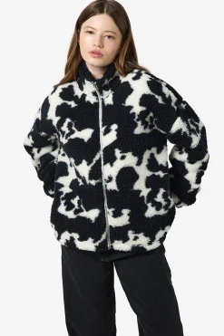 Chaqueta teddy cuadros