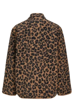 Chaqueta teddy leopardo