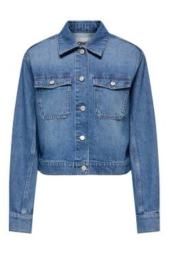 Chaqueta vaquera bolsillos