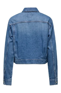 Chaqueta vaquera bolsillos