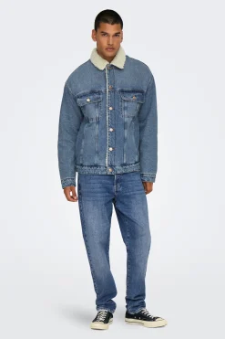 Chaqueta vaquera teddy