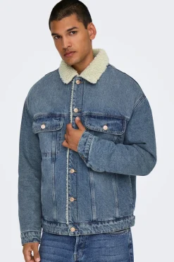 Chaqueta vaquera teddy