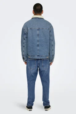 Chaqueta vaquera teddy