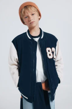 Chaqueta varsity beisbolera niño