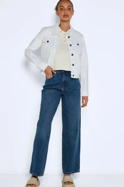 Chaqueta white denim