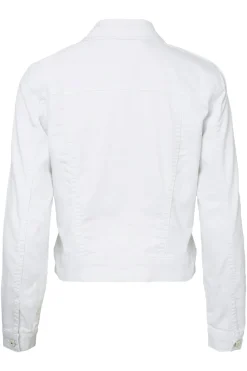 Chaqueta white denim