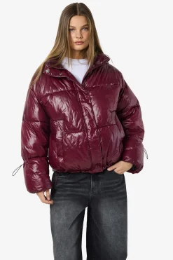 chaquet&oacute;n acolchado metalizado