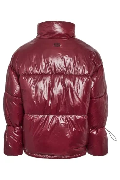 chaquet&oacute;n acolchado metalizado