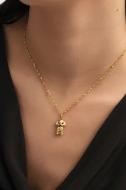 Charm Caniche Toy Baño Oro