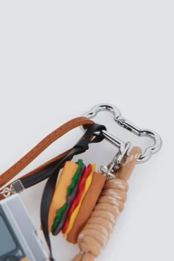 Charm perro salchicha marr&oacute;n