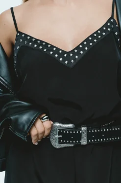 Cintur&oacute;n cowboy tachas