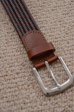 Cintur&oacute;n trenzado multicolor