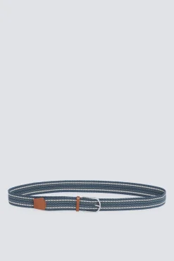 Cinturón trenzado rayas