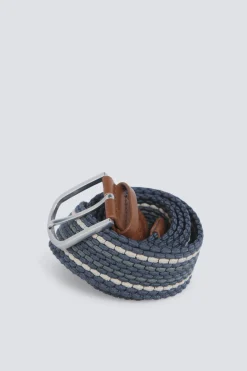 Cintur&oacute;n trenzado rayas