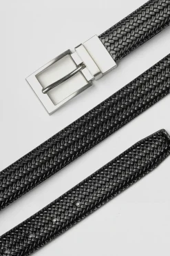 Cinturon Reversible Efecto Piel