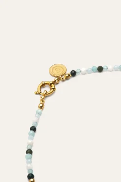 Collar Long Altea Ice Acero Ba&ntilde;o Oro