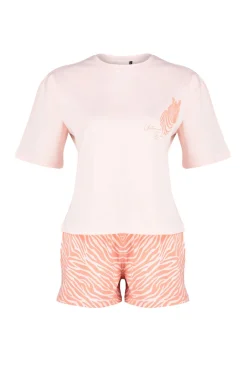 Conjunto de pijama corto animal print