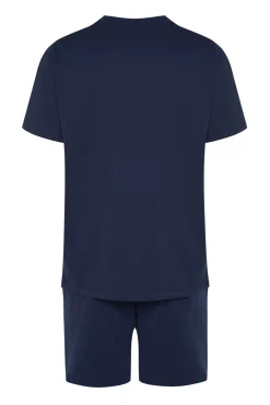 Conjunto de pijama corto liso