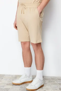 Conjunto de pijama corto liso