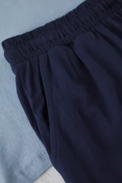 Conjunto de pijama corto liso