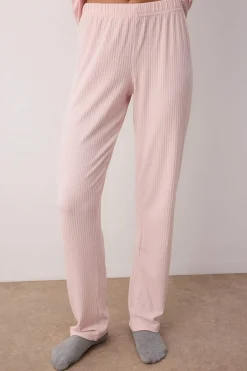 Conjunto pijama invierno canal&eacute; rosa
