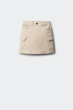 Falda cargo ni&ntilde;a