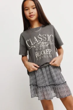 Falda cebra ni&ntilde;a