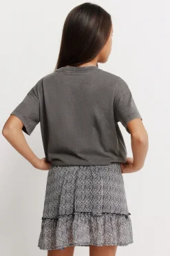 Falda cebra ni&ntilde;a