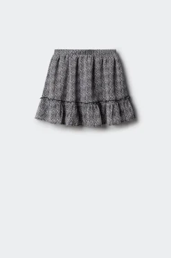 Falda cebra ni&ntilde;a