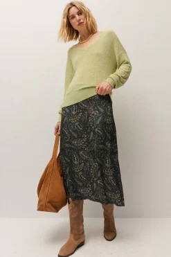 Falda con un estampado pashley
